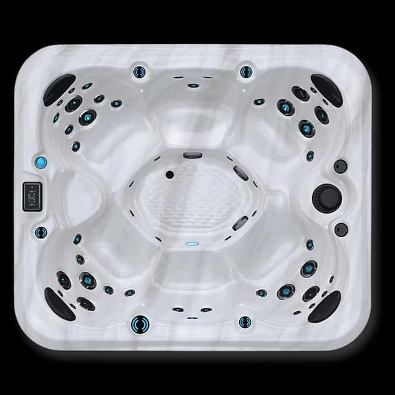 M420 Maple Spas - overhead view
