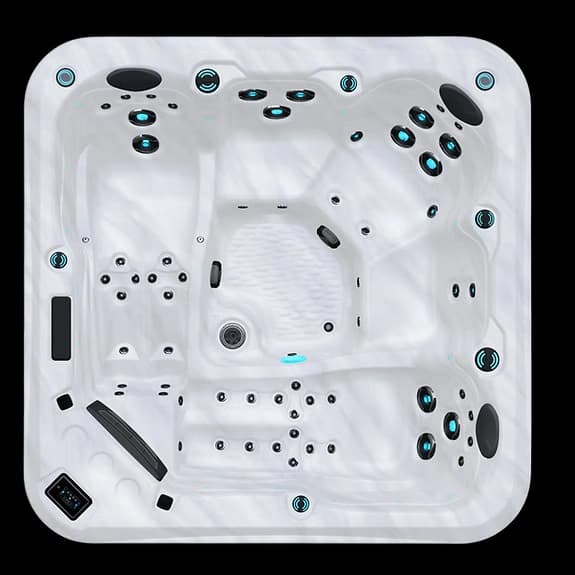 M550 Maple Spas - overhead view