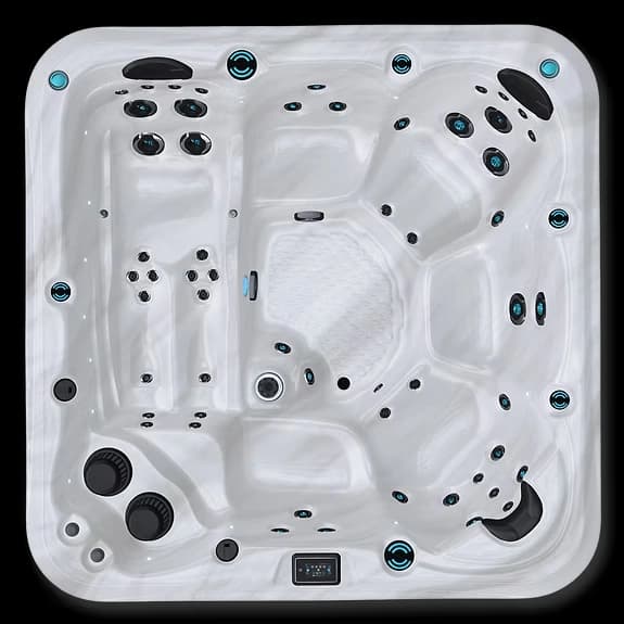 M620 Maple Spas - overhead view