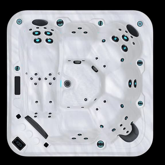 M650 Maple Spas - overhead view
