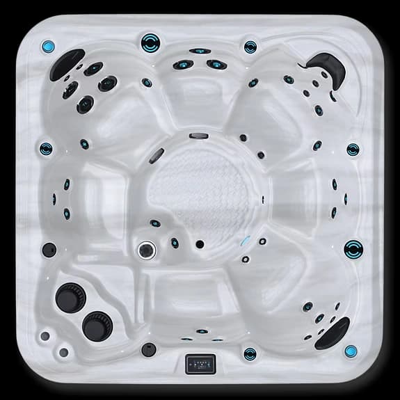 M720 Maple Spas - overhead view