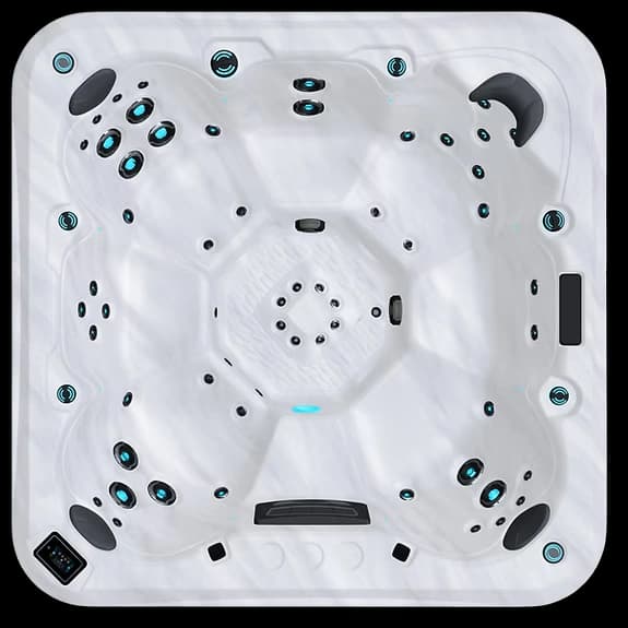 M850 Maple Spas - overhead view