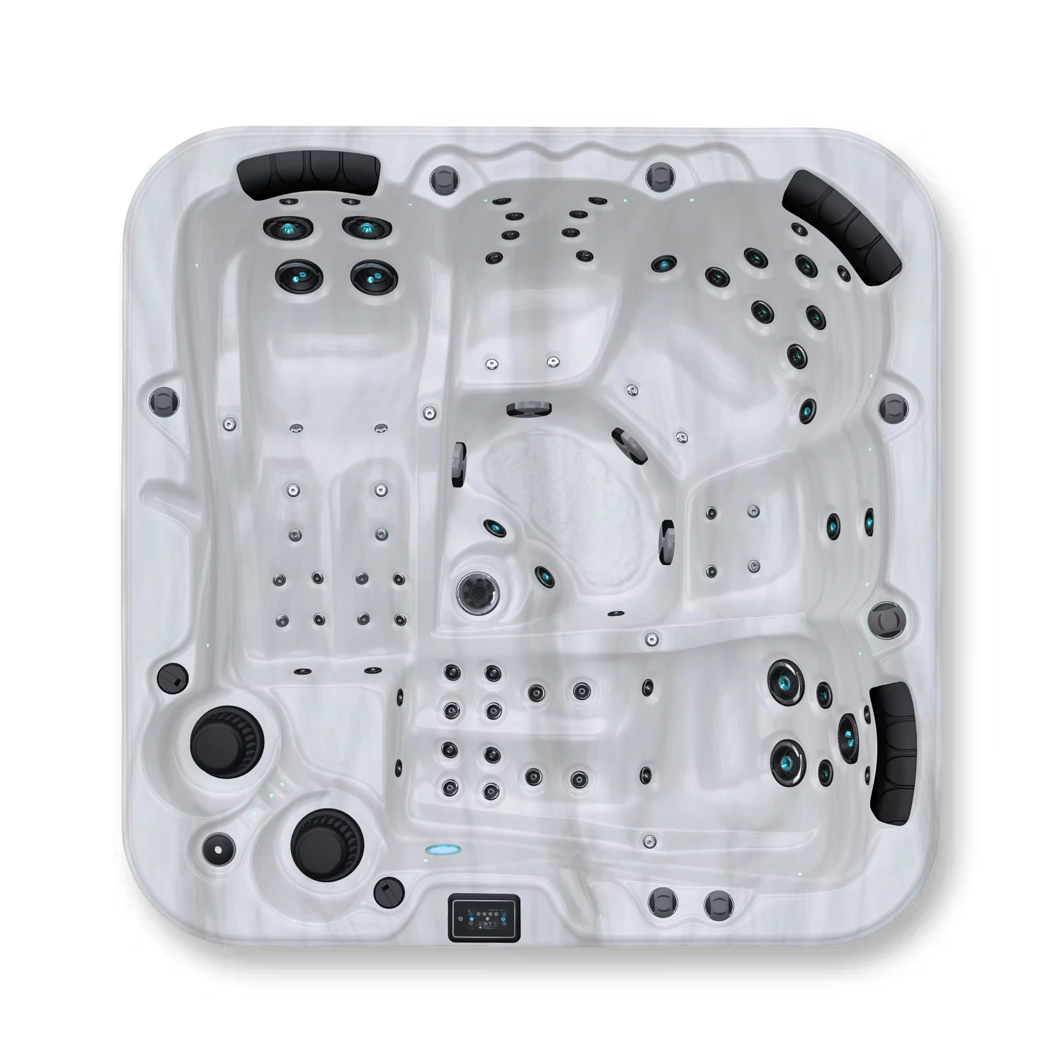 Be Well Canada O578C Hot Tub technical view