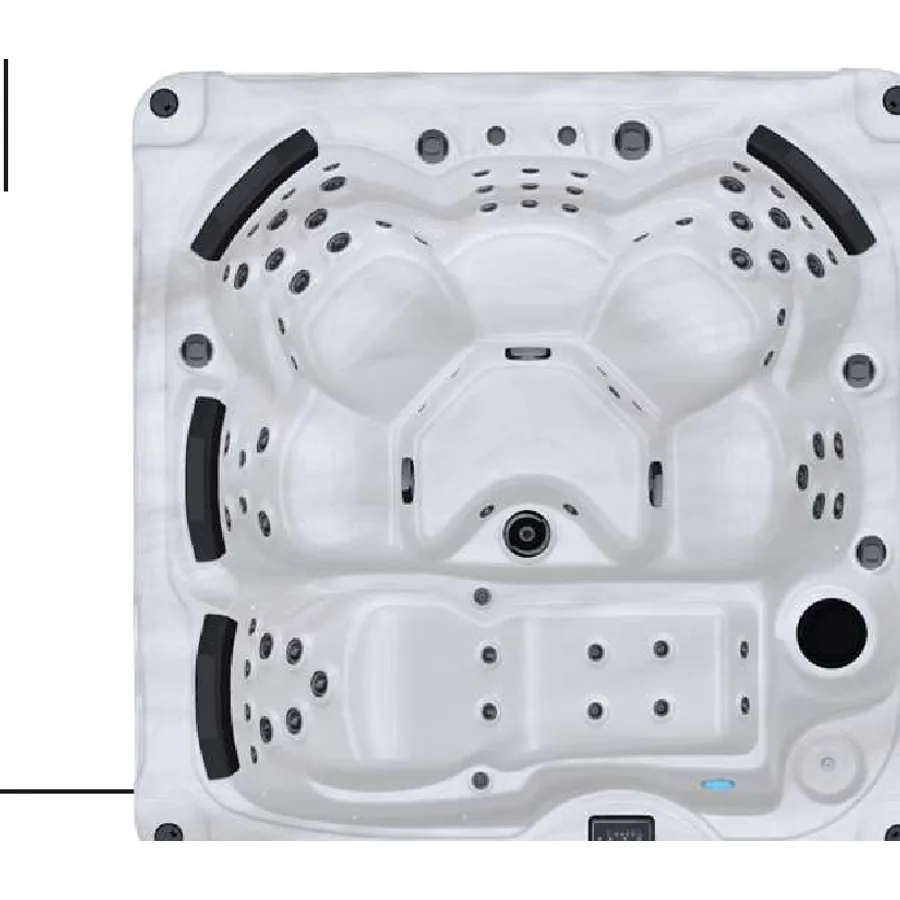 Be Well Canada 915 Hot Tub technical view