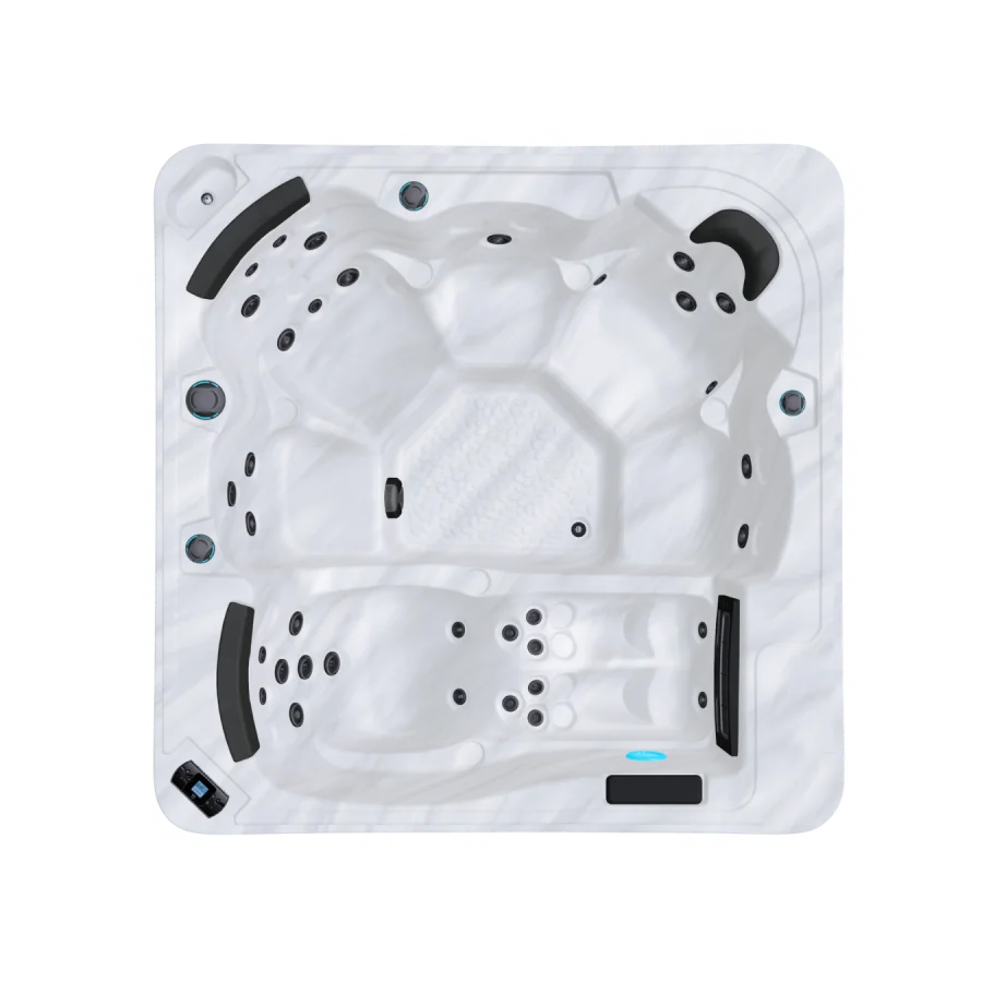 Be Well Canada U908 Hot Tub technical view