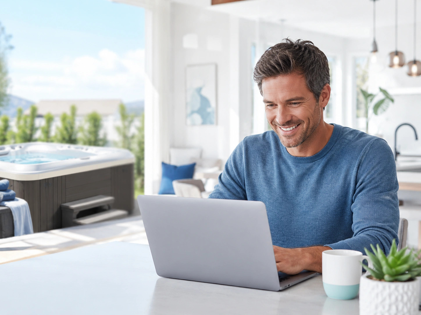 Hamilton homeowner applying for hot tub financing through Financeit