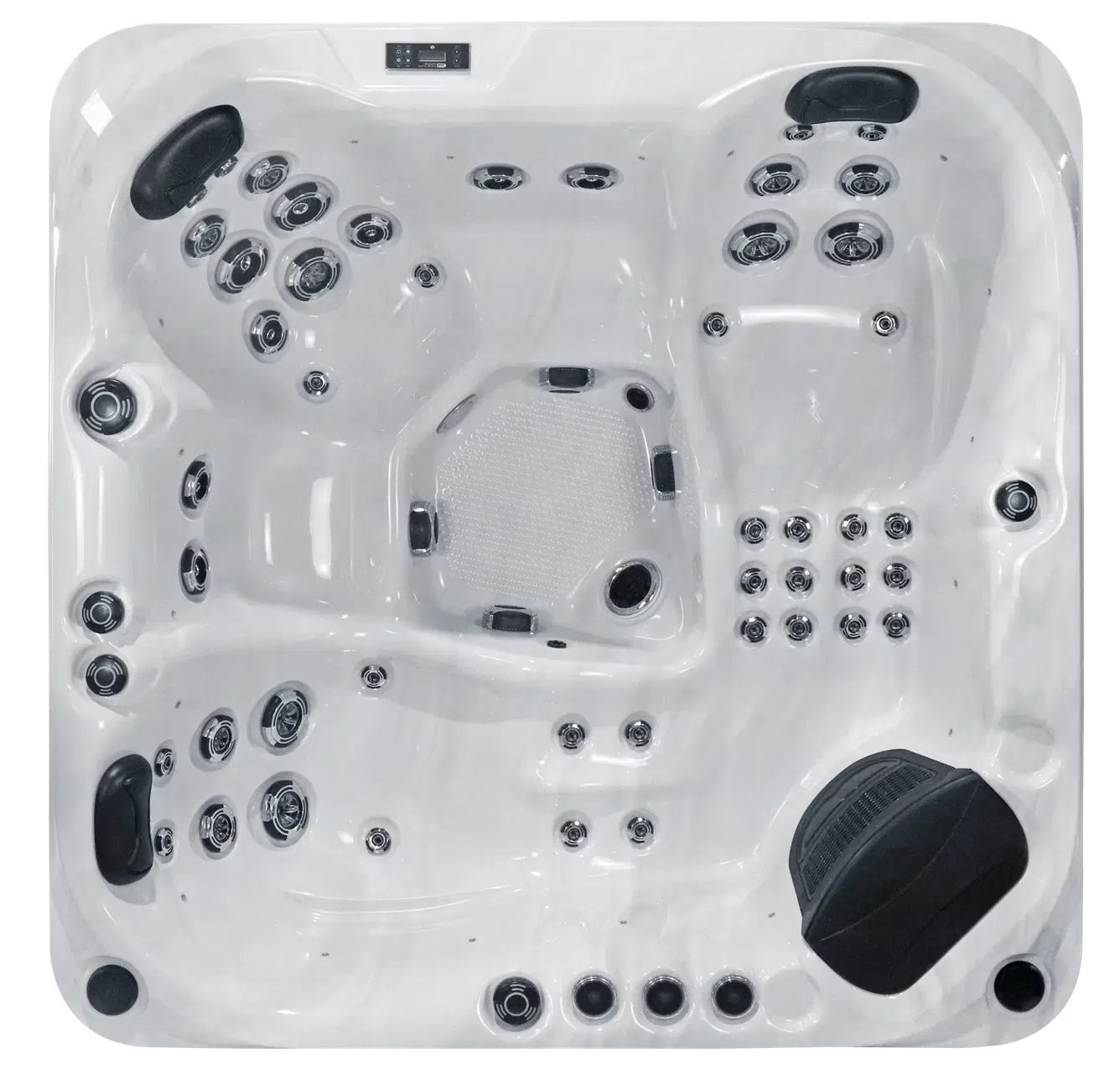 Platinum Spas Happy Hot Tub technical view