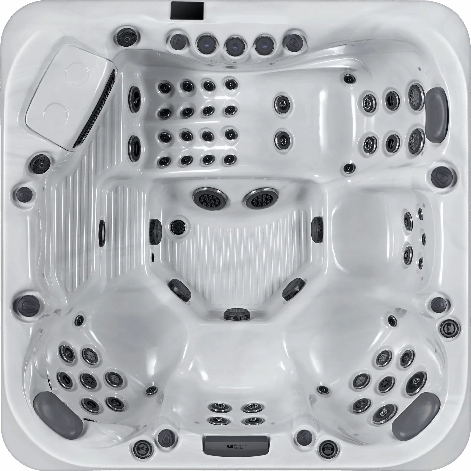 Platinum Spas Positano Hot Tub technical view