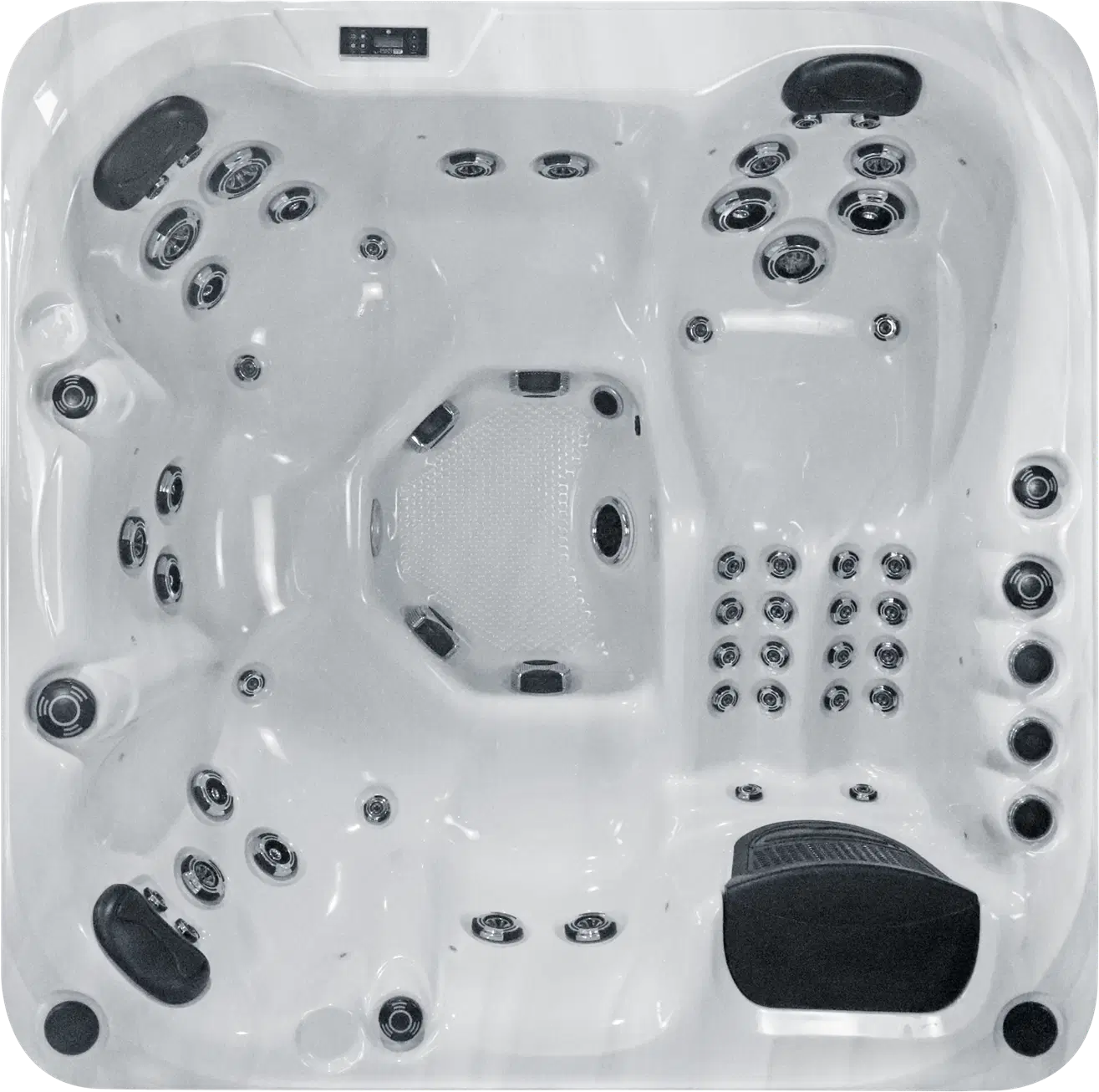 Platinum Spas Refresh Hot Tub technical view