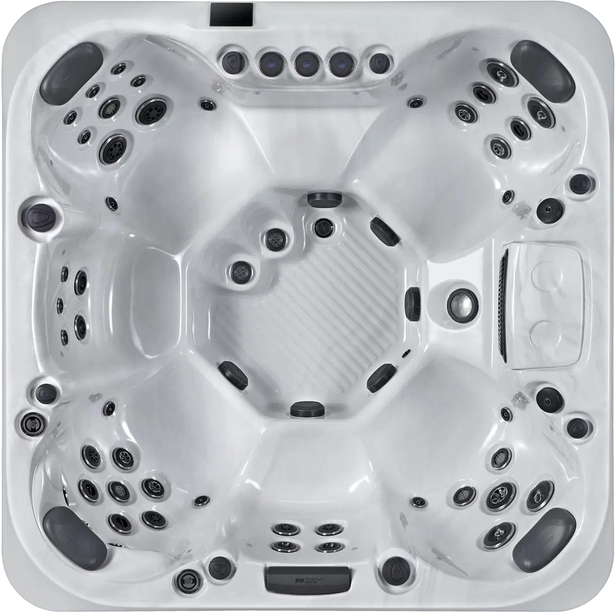 Platinum Spas Sicily Hot Tub technical view