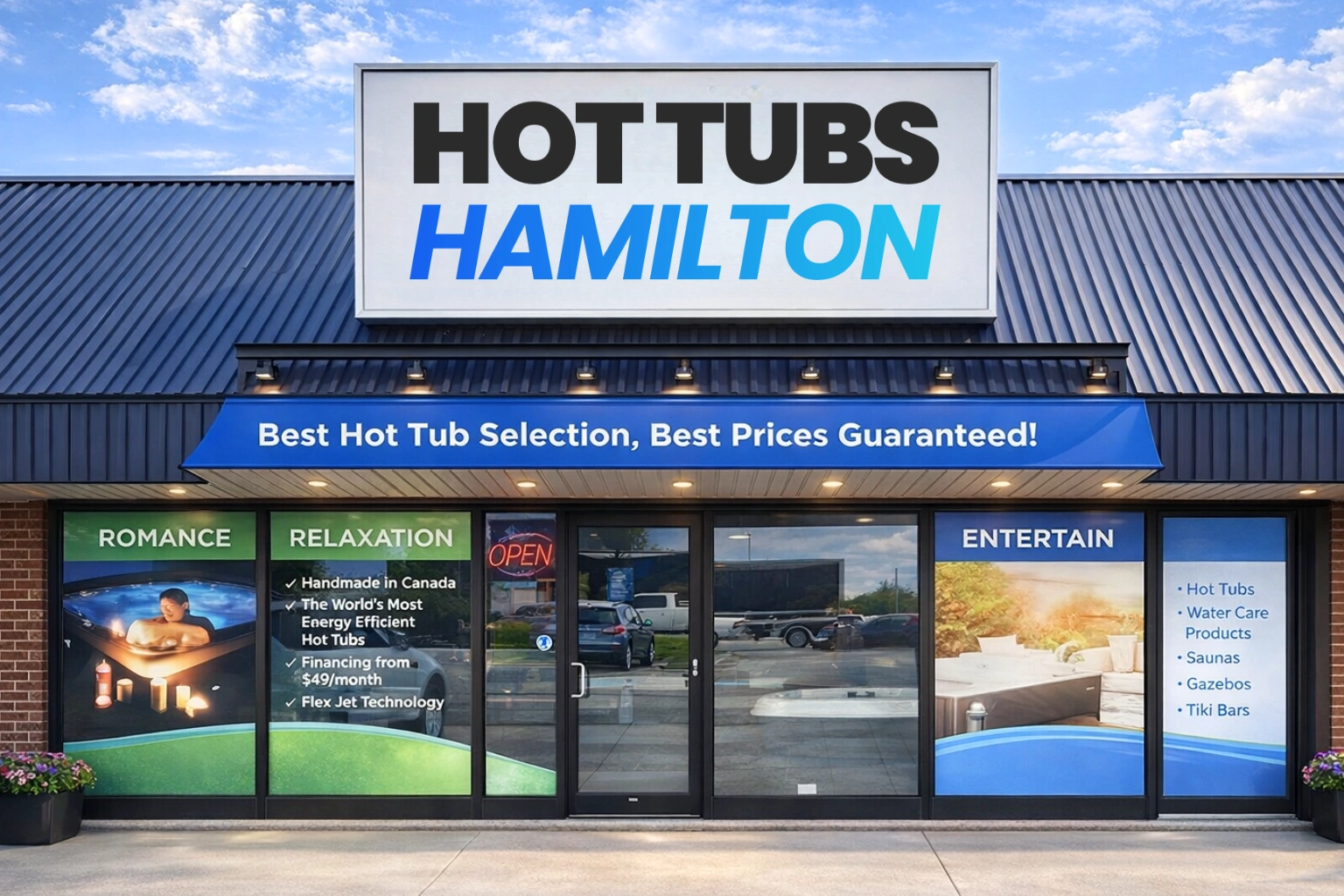 Hot Tubs Hamilton Showroom