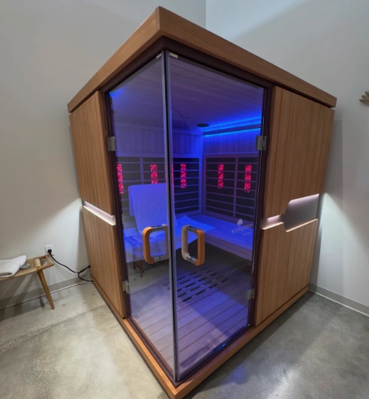 Sunlighten sauna cabin exterior