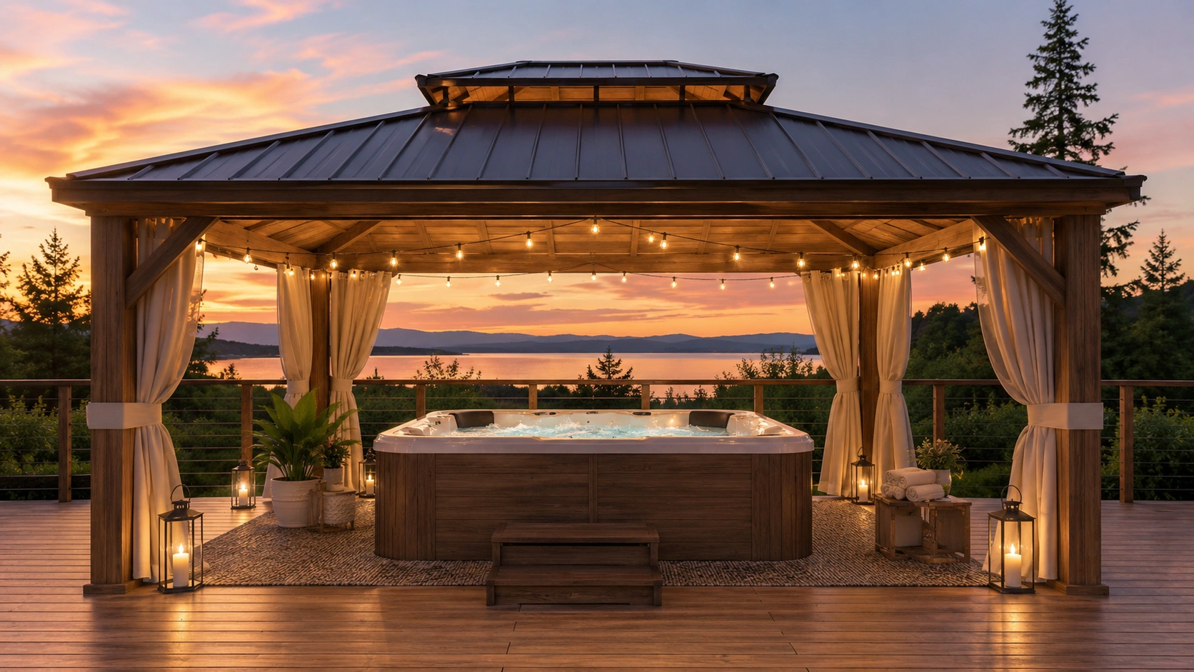 Gazebos & Enclosures - Hot Tubs Hamilton